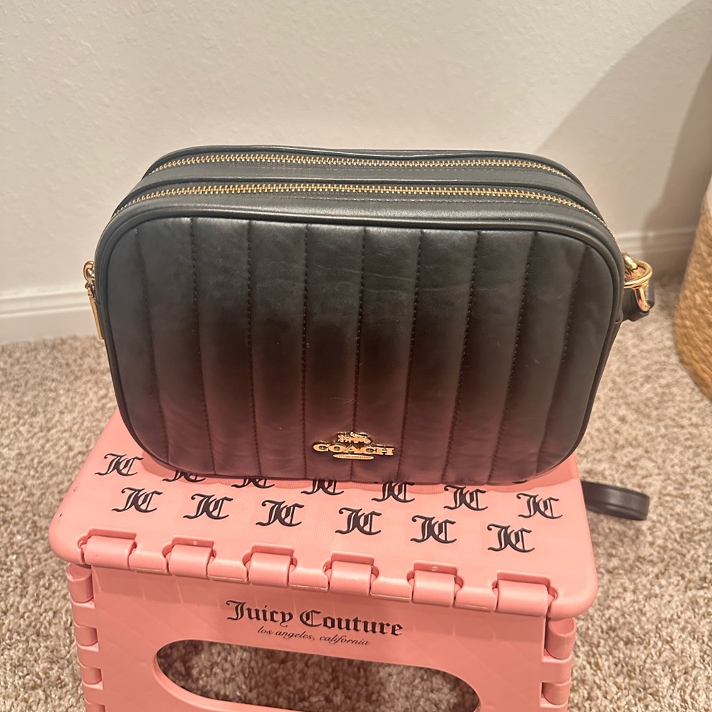 Coach Black Quilted Crossbody Bag - Picture 2 of 5